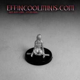 Slave Rhianne Tabbed Base Pewter Miniature – Nude