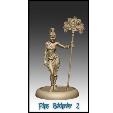 Fan Bearer 2 by Effincool Miniatures