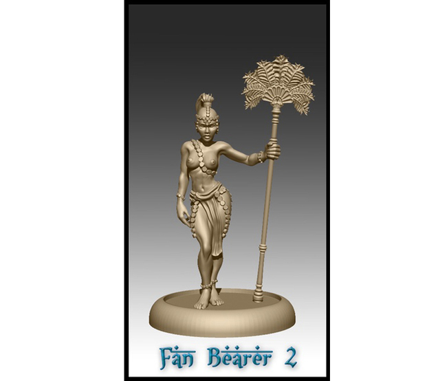 Fan Bearer 2 by Effincool Miniatures