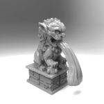 Foo Dog Fountain by Effincool Miniatures