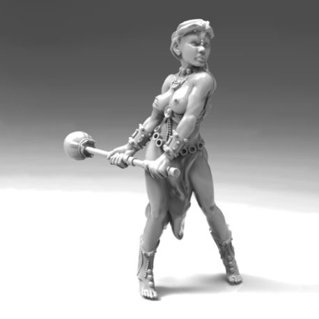 Gong Player by Effincool Miniatures
