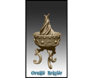 Ornate Brazier by Effincool Miniatures