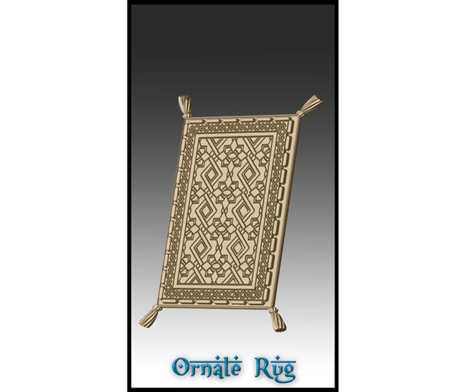 Ornate Rug from Effincool Miniatures